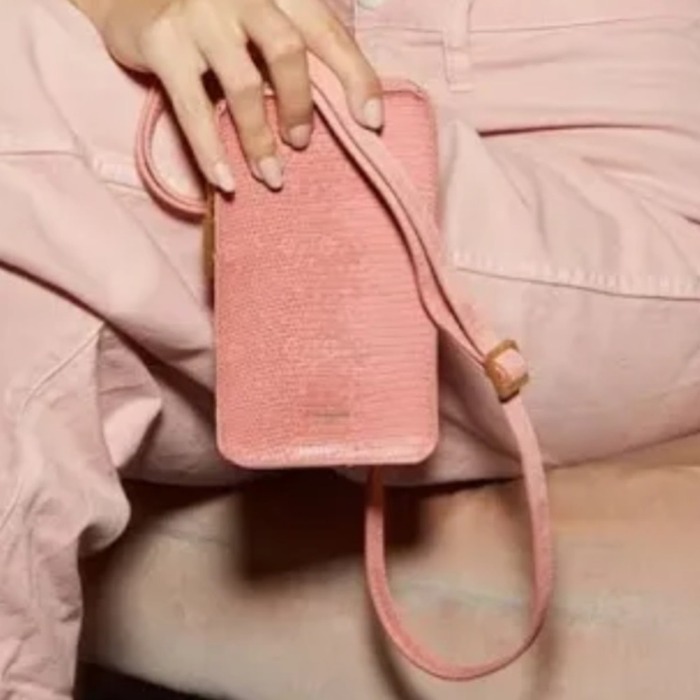 Hammitt 424 Tile Blush Cell Phone Zip Convertible Crossbody